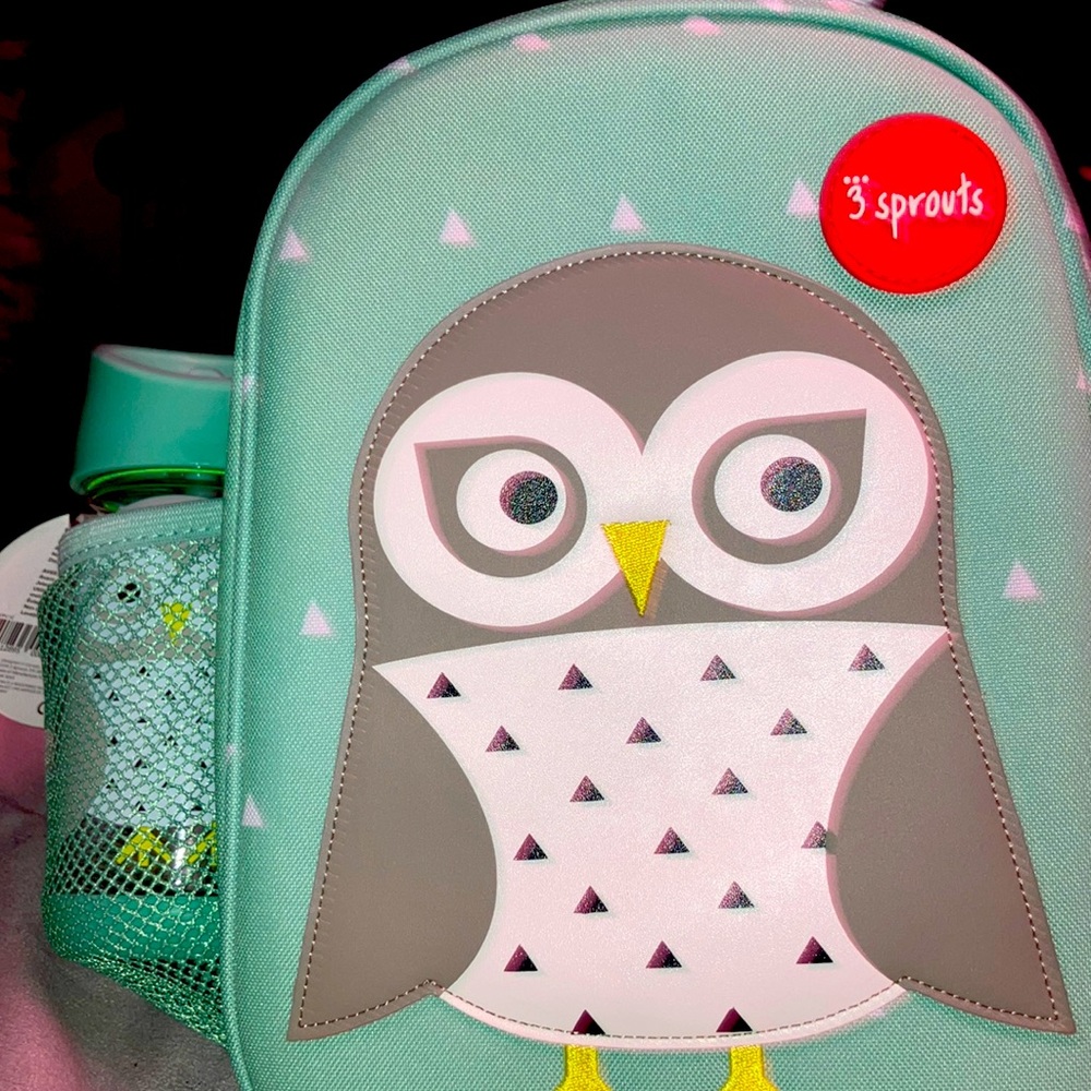3 sprouts Lunch Bag with water bottle